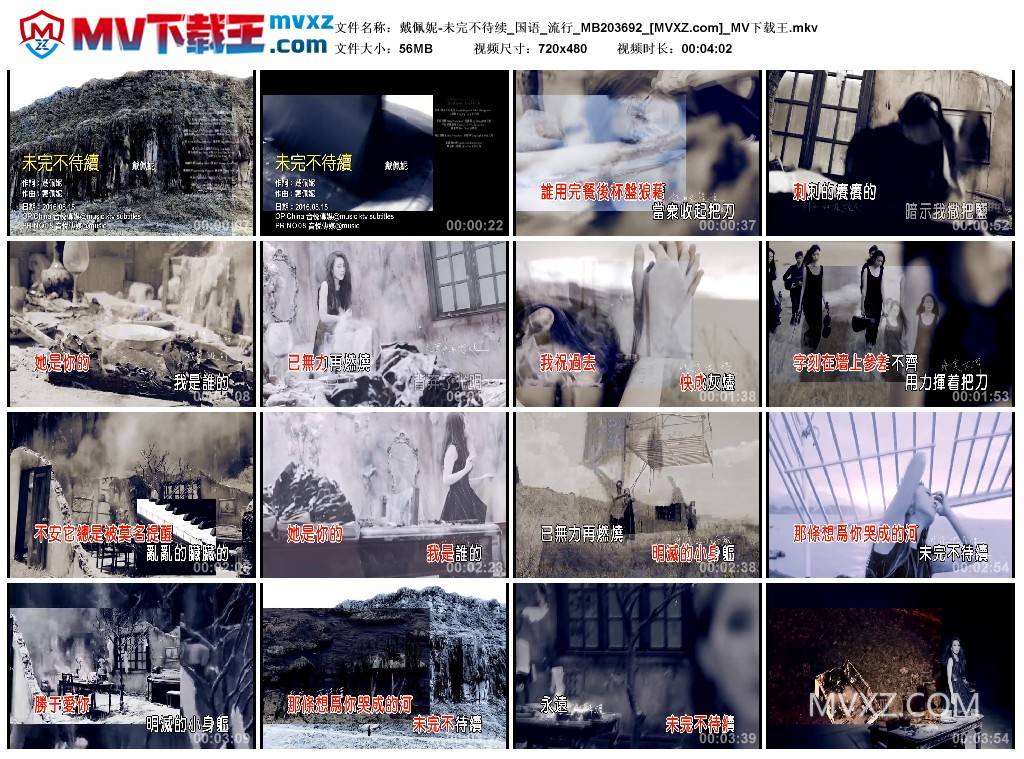 戴佩妮-未完不待续_国语_流行_MB203692